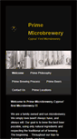 Mobile Screenshot of primemicrobrewery.com